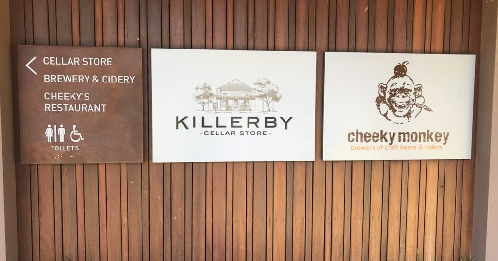cheeky monkey brewery Wilyabrup entry