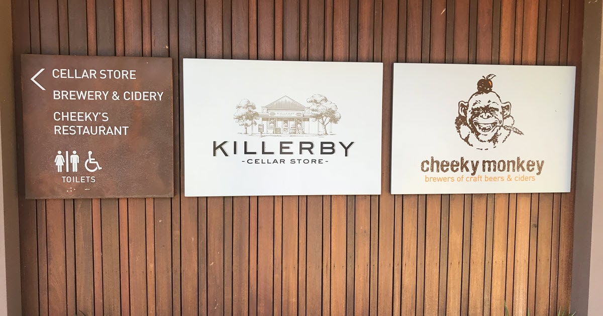 cheeky monkey brewery Wilyabrup entry