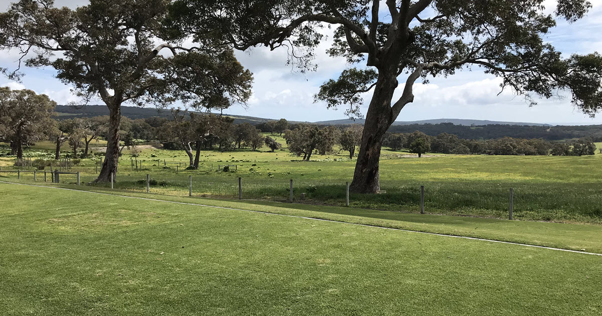 Views from the restaurant area of Eagle Bay, Margaret River.