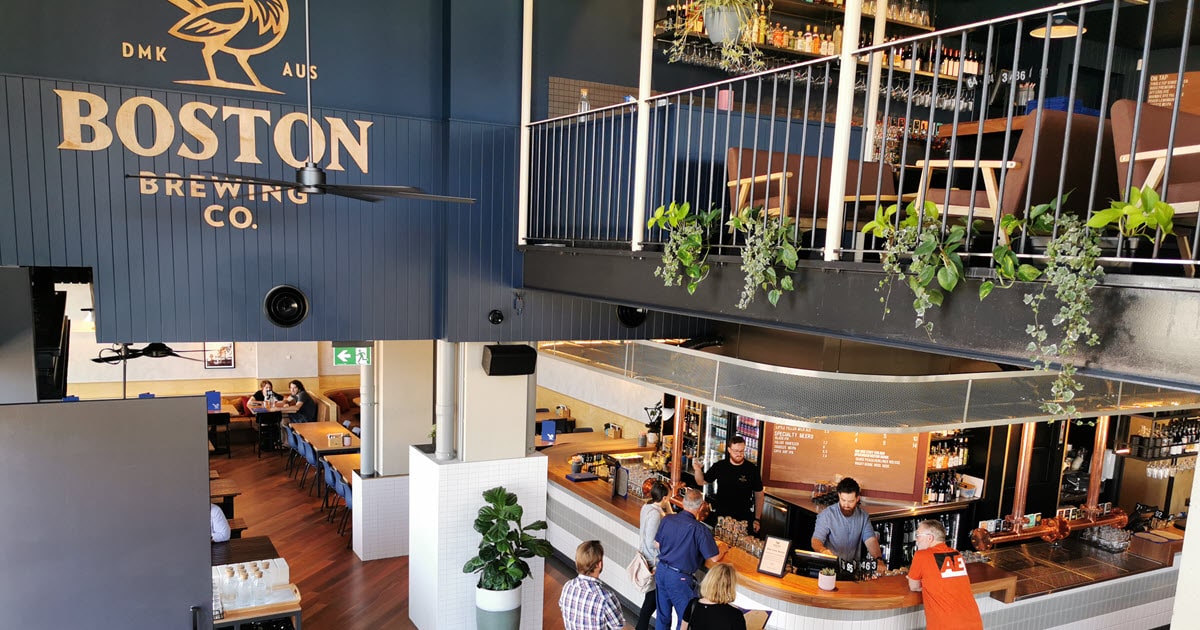 Boston Brewing Victoria Park layout