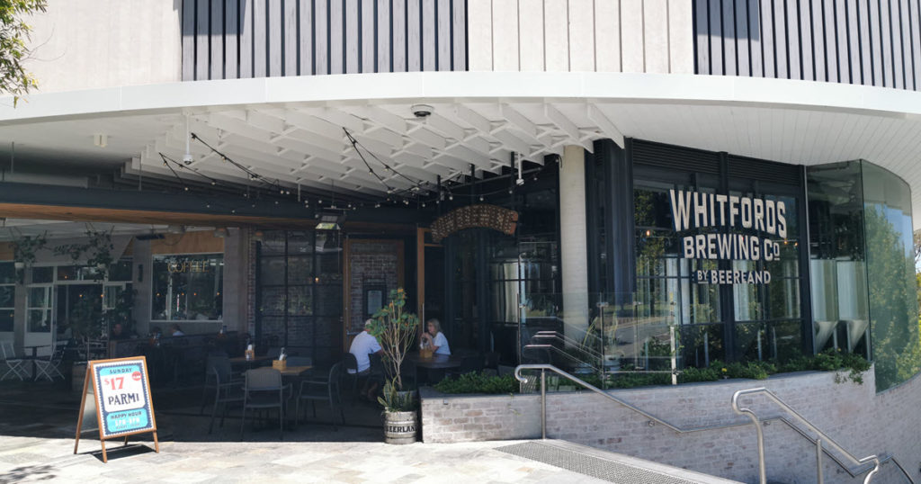 Whitfords Brewing Front of Building