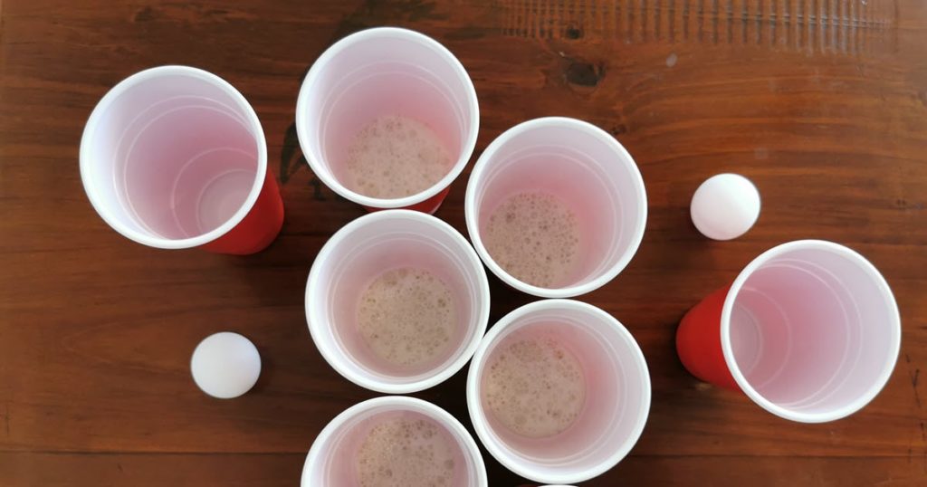 Slap Cup drinking game.