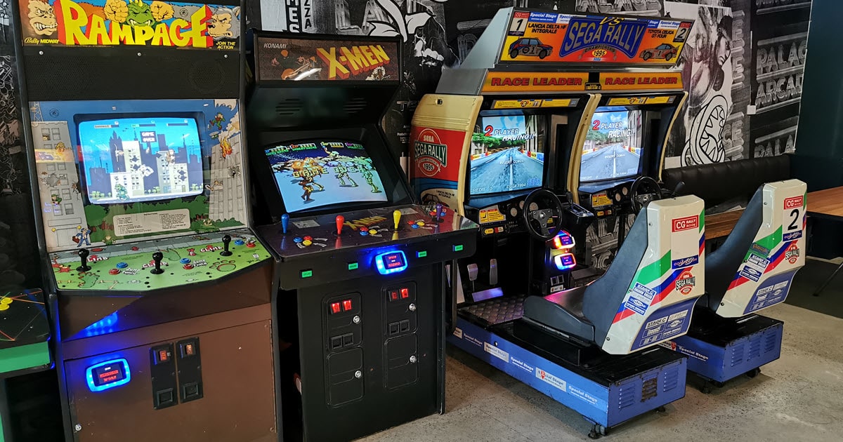 palace arcade victoria park beer venue arcade game options