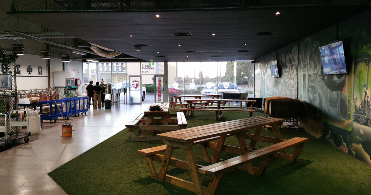 Brew University Canning Vale dining