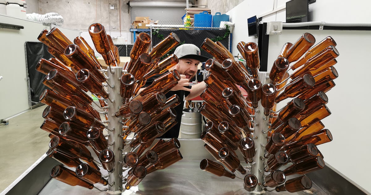 Brew U Brew On Premises Cleaning Bottles