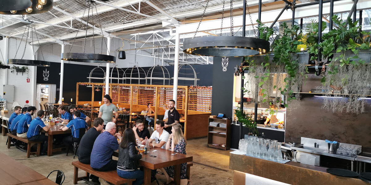blasta brewing burswood dining area